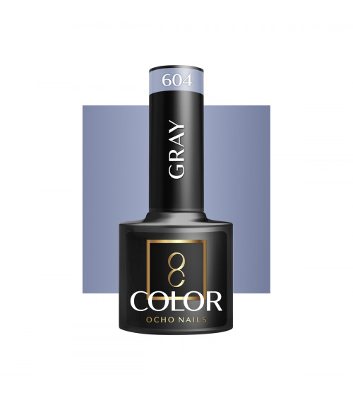 Hibridinis gelinis lakas OCHO NAILS gray 604 5ml