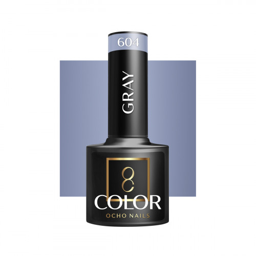 Hibridinis gelinis lakas OCHO NAILS gray 604 5ml