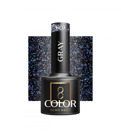 Hibridinis gelinis lakas OCHO NAILS gray 607 5ml