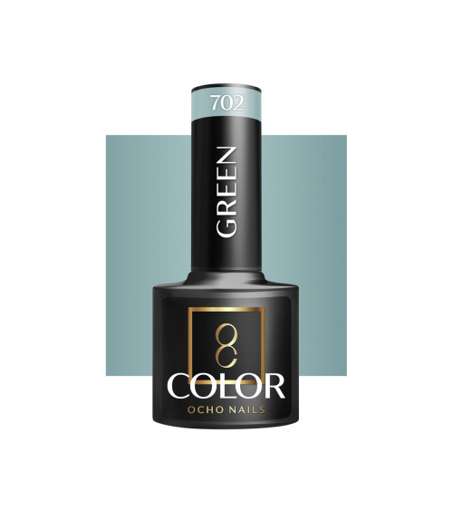 Hibridinis gelinis lakas OCHO NAILS green 702 5ml