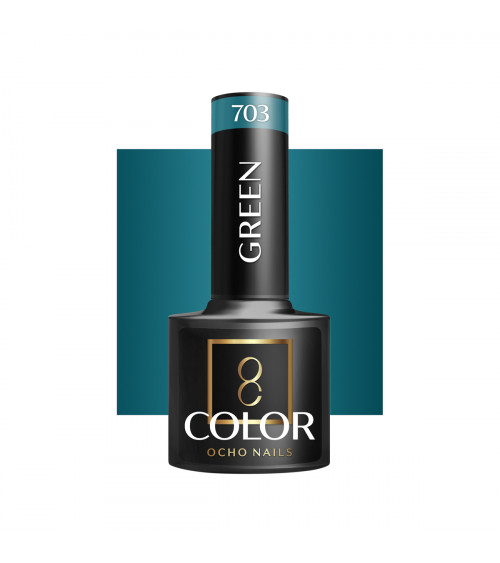 Hibridinis gelinis lakas OCHO NAILS green 703 5ml
