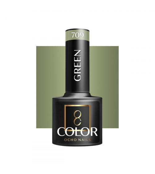 Hibridinis gelinis lakas OCHO NAILS green 709 5ml