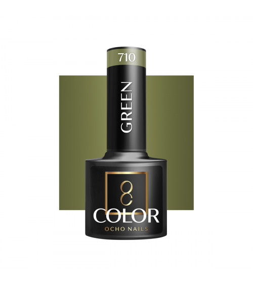 Hibridinis gelinis lakas OCHO NAILS green 710 5ml