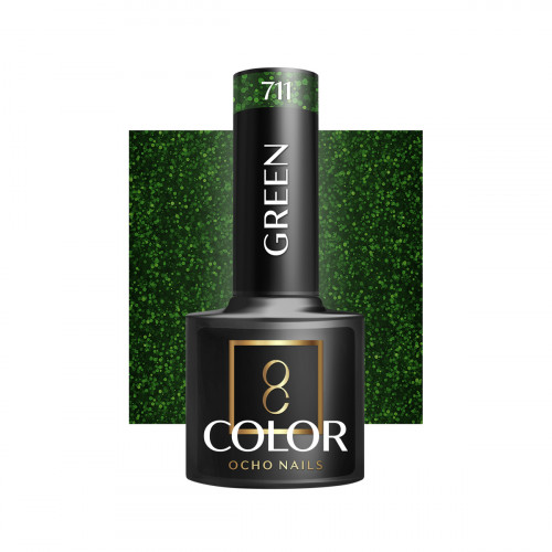 Hibridinis gelinis lakas OCHO NAILS green 711 5ml