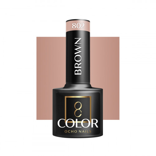 Hibridinis gelinis lakas OCHO NAILS brown 802 5ml