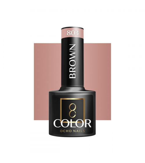 Hibridinis gelinis lakas OCHO NAILS brown 803 5ml