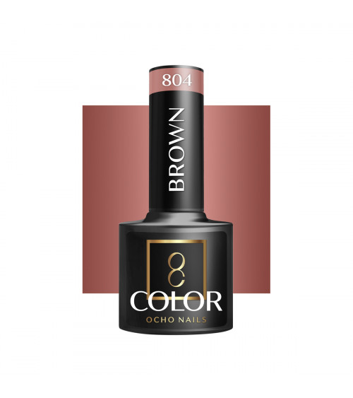 Hibridinis gelinis lakas OCHO NAILS brown 804 5ml