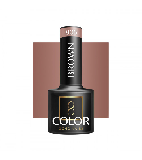 Hibridinis gelinis lakas OCHO NAILS brown 805 5ml