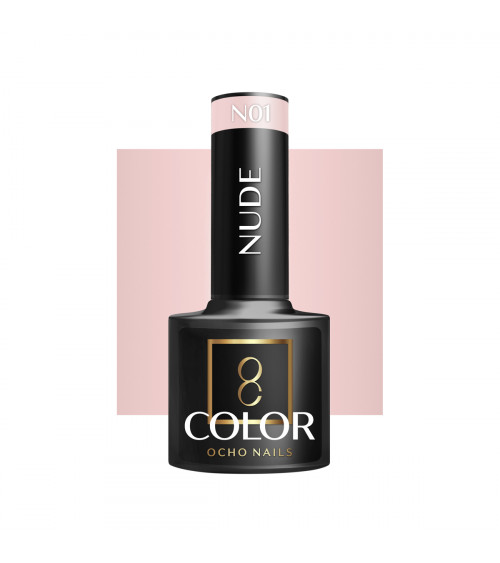 Hibridinis gelinis lakas OCHO NAILS nude N01 5ml