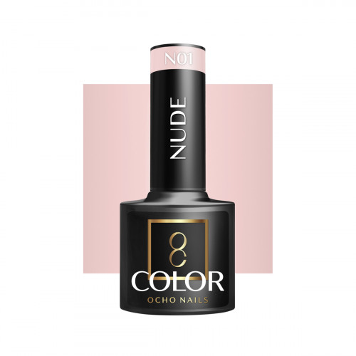 Hibridinis gelinis lakas OCHO NAILS nude N01 5ml