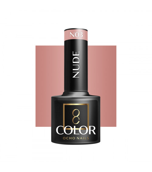 Hibridinis gelinis lakas OCHO NAILS nude N03 5ml
