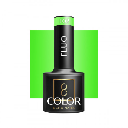 Hibridinis gelinis lakas OCHO NAILS fluo F02 5ml