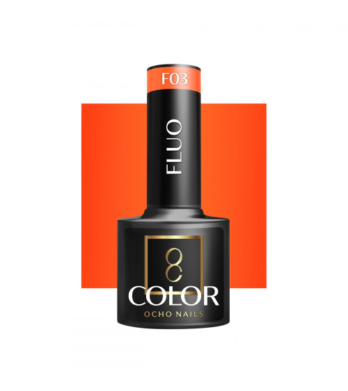 Hibridinis gelinis lakas OCHO NAILS fluo F03 5ml