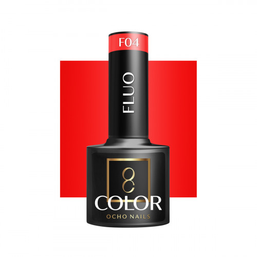 Hibridinis gelinis lakas OCHO NAILS fluo F04 5ml