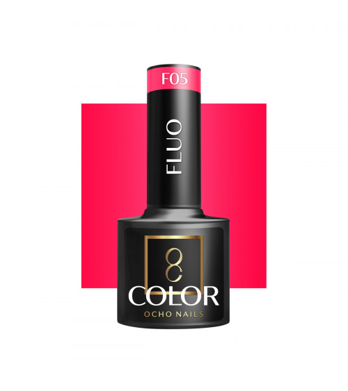 Hibridinis gelinis lakas OCHO NAILS fluo F05 5ml