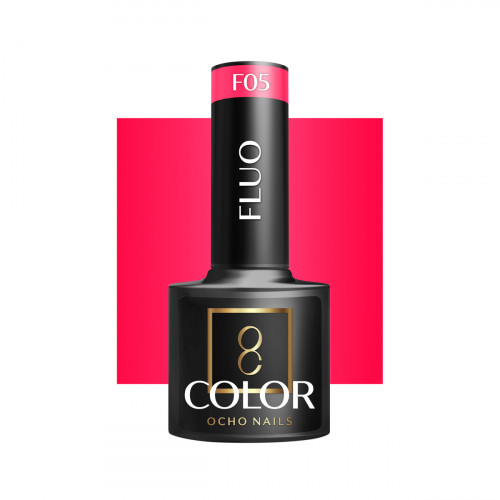 Hibridinis gelinis lakas OCHO NAILS fluo F05 5ml