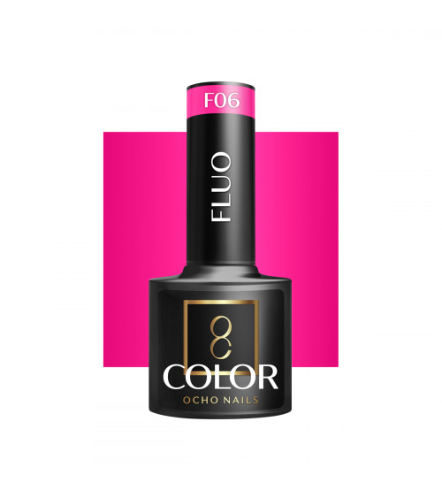 Hibridinis gelinis lakas OCHO NAILS fluo F06 5ml