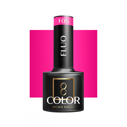 Hibridinis gelinis lakas OCHO NAILS fluo F06 5ml