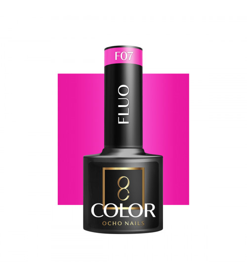Hibridinis gelinis lakas OCHO NAILS fluo F07 5ml
