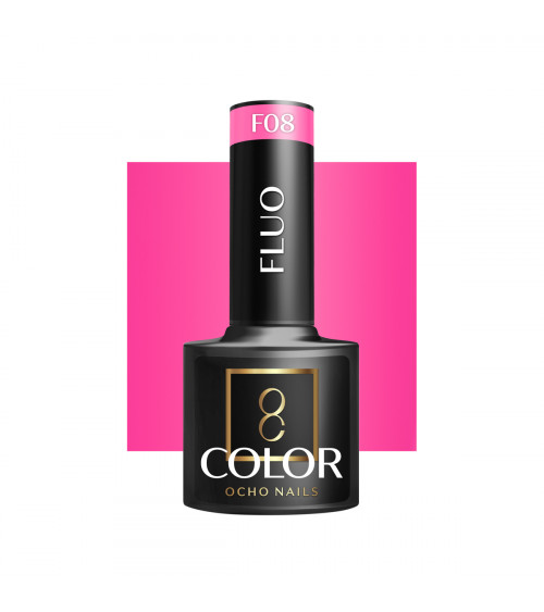 Hibridinis gelinis lakas OCHO NAILS fluo F08 5ml