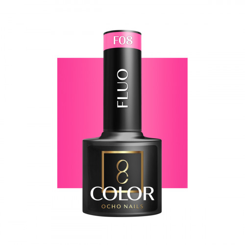 Hibridinis gelinis lakas OCHO NAILS fluo F08 5ml