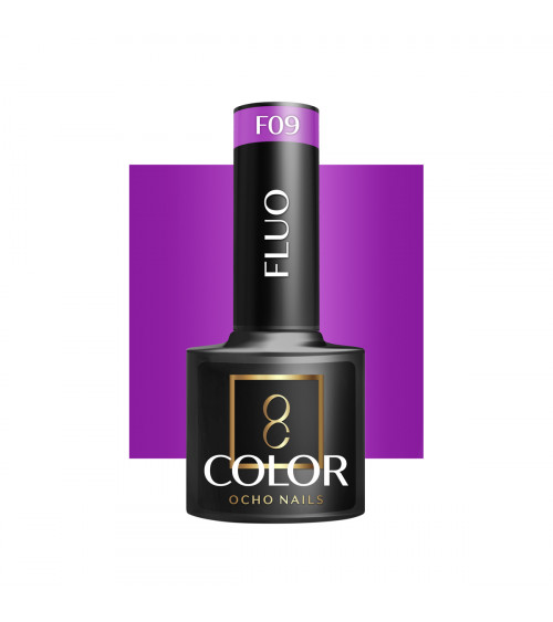 Hibridinis gelinis lakas OCHO NAILS fluo F09 5ml