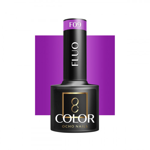 Hibridinis gelinis lakas OCHO NAILS fluo F09 5ml