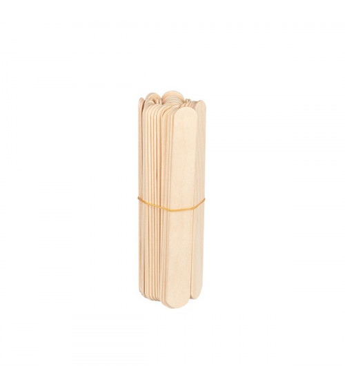 Medinės Mentelės Depiliacijai 150x18x1.8 mm - 150 vnt.