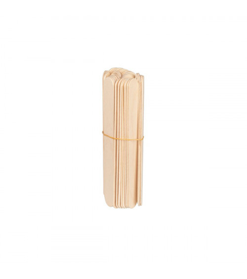 Medinės Mentelės Depiliacijai 150x18x1.8 mm - 50 vnt.