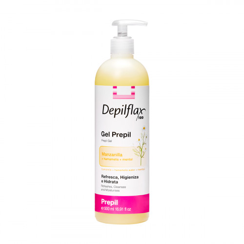 DEPILFLAX gelis odos nuriebalinimui prieš depiliacijos procedūrą, 500 ml