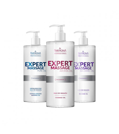 Veido ir Kūno Masažo Aliejus FARMONA EXPERT MASSAGE Pure Oil 500 ml