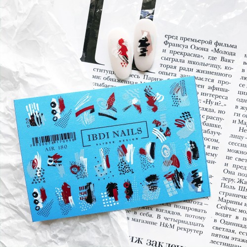 Vandens lipdukai slaideriai AIR 180
